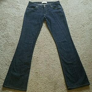 PAPER DENIM & CLOTH Mod Flare Dark Rinse J…